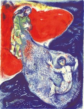 Cuando Abdullah desembarcó la red, el contemporáneo Marc Chagall Pinturas al óleo